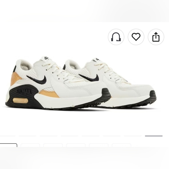 Nike DZ2619 Air Max EXCEE Phantom Metallic Gold/Sail Black Accents W Size 8 - Picture 2 of 16